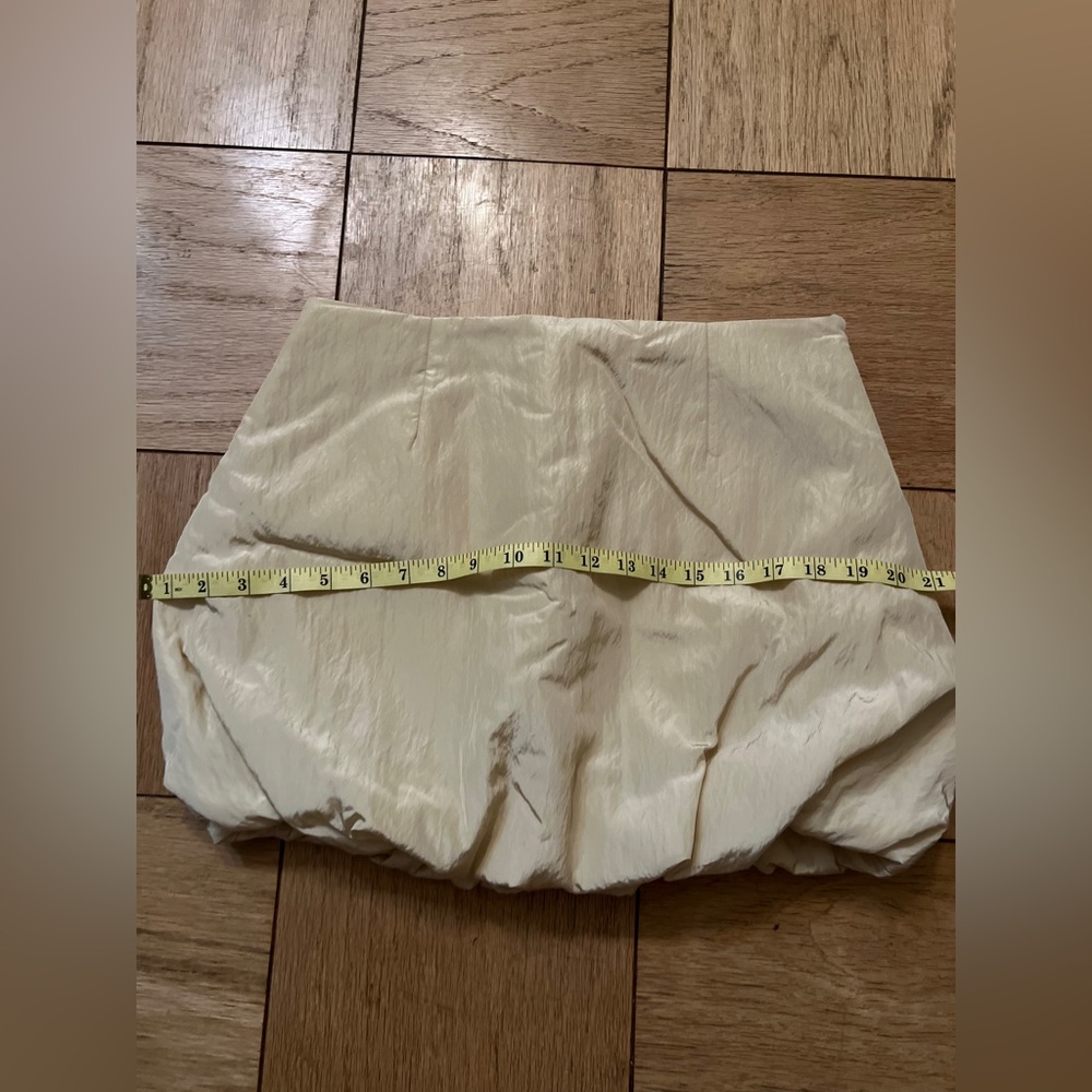 KHAITE Cream Mini Bubble Skirt - Picture 7 of 8